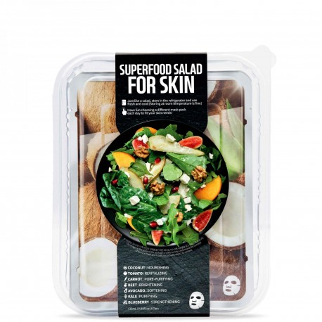 Superfood Salad for Skin Facial Sheet Mask 7 Set