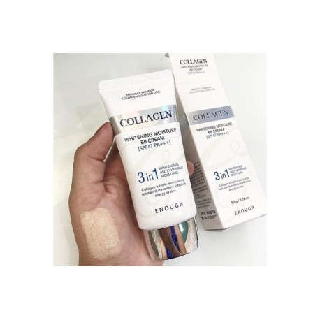 Корейский бб крем Enough Collagen Whitening Moisture BB Cream SPF47 PA+++