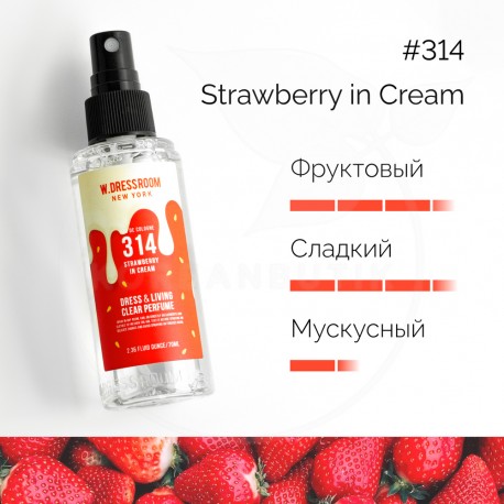 W.Dressroom Dress &amp; Living Clear Perfume № 314 Strawberry in Cream