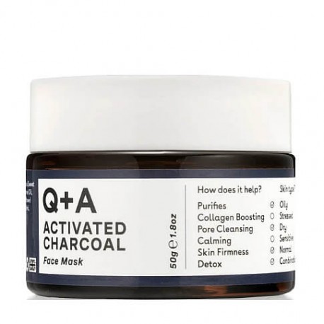 Q+A ACTIVATED CHARCOAL Face Mask