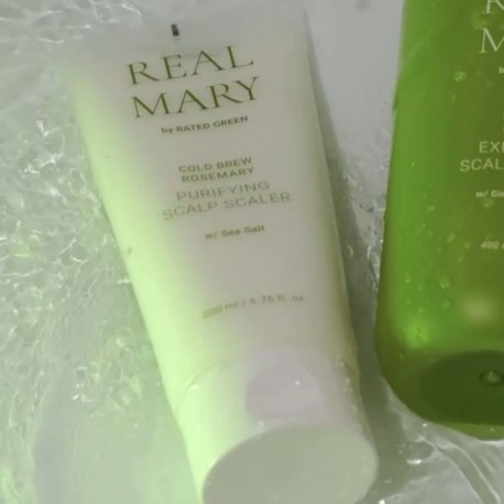RATED GREEN REAL MARY COLD BREWED ROSEMARY PURIFYING SCALP SCALER