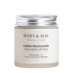 Глиняная маска для сияния кожи Mary&May Lemon Niacinamide Glow Wash Off Pack