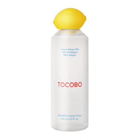 Кислотный тоник-эксфолиант с экстрактом лимона Tocobo AHA BHA Lemon Toner