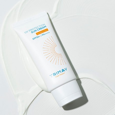 Солнцезащитный крем с коллагеном и аминокислотами Trimay UV Protection Sun Cream SPF50+ PA++++