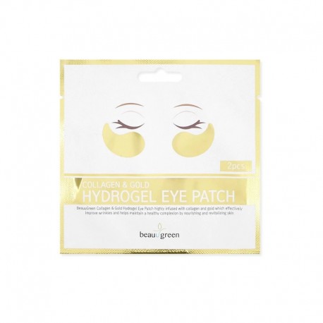 Патчи для глаз гидрогелевые Beauugreen Collagen & Gold Hydrogel Eye Patch /1pair 4гр