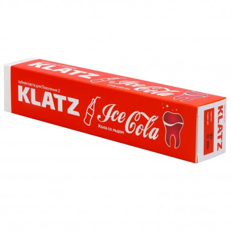 Зубная паста со вкусом Кола со льдом Klatz Zoomers