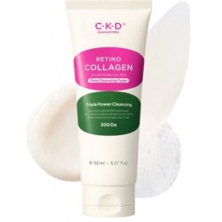 Пенка для лица очищающая CKD Retino collagen small molecule 300 pore cleansing foam