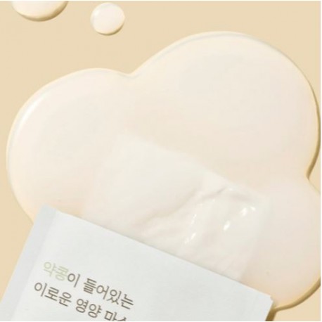 Питательная тканевая маска с чёрной соей Round Lab Soybean Nourishing Sheet Mask