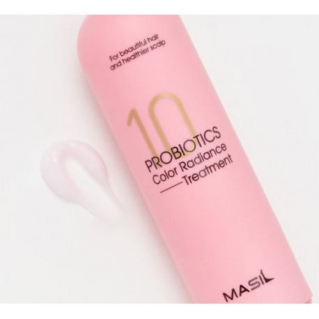 Набор шампунь и бальзам с ПРОБИОТИКАМИ ДЛЯ ЗАЩИТЫ ЦВЕТА MASIL 10 PROBIOTICS COLOR RADIANCE, 300 мл