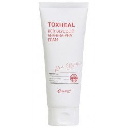 Пенка для умывания ESTHETIC HOUSE TOXHEAL RED GLYCOLIC AHA, BHA, PHA FOAM