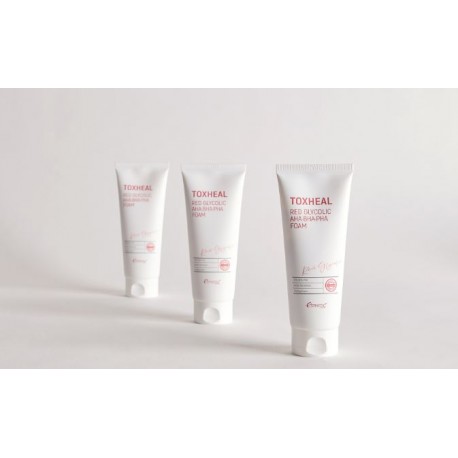 Пенка для умывания ESTHETIC HOUSE TOXHEAL RED GLYCOLIC AHA, BHA, PHA FOAM