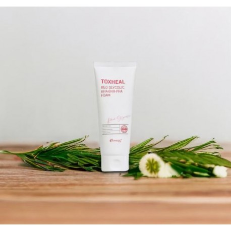 Пенка для умывания ESTHETIC HOUSE TOXHEAL RED GLYCOLIC AHA, BHA, PHA FOAM