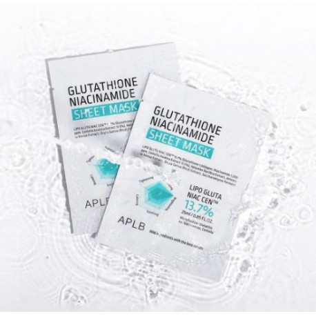 Маска с глутатионом и ниацинамидом APLB GLUTATHIONE NIACINAMIDE SHEET MASK