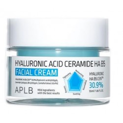 Крем для лица с гиалуроновой кислотой и керамидами APLB HYALURONIC ACID CERAMIDE HA B5 FACIAL CREAM