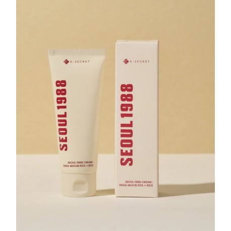 Регенирирующий крем для лица K-SECRET SEOUL 1988 Cream : Snail Mucin 93% + Rice