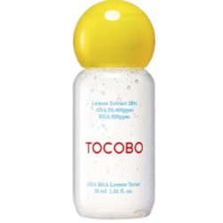 Кислотный тоник-эксфолиант с экстрактом лимона Tocobo AHA BHA Lemon Toner