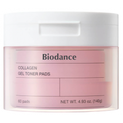 Тонер-пэды для лица увлажняющие с коллагеном Biodance Collagen Gel Toner Pads