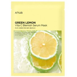 Осветляющая тканевая маска с цитрусовыми экстрактами Anua Green Lemon Vita C Blemish Serum Mask