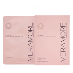 Маска для лица успокаивающая поросуживающая VERAMORE Rose&Tea Tree Pore Tightening Mask