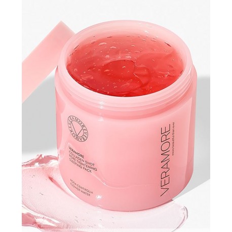 Ночная маска для лица со спикулами и коллагеном VERAMORE Collagen shot tightening sleeping pack