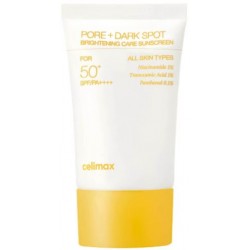 Крем солнцезащитный выравнивающий Celimax Pore+dark spot brightening care SPF50+PA++++