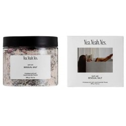 Соль для ванны SENSUAL SALT магниевая с цветками лаванды и чайной розы Yea.Yeah.Yes. SENSUAL SALT. BATH MEDITATION