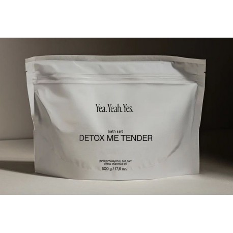 Соль для ванн с эфирным маслом лимона, грейпфрута и мандарина Yea.Yeah.Yes. DETOX ME TENDER