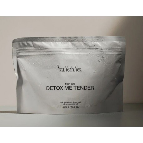 Соль для ванн с эфирным маслом лимона, грейпфрута и мандарина Yea.Yeah.Yes. DETOX ME TENDER