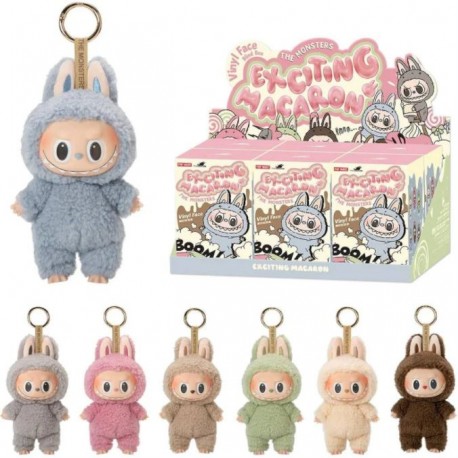 Игрушка-сюрприз лабубу POP MART LABUBU THE MONSTERS Exciting Macaron 17 см