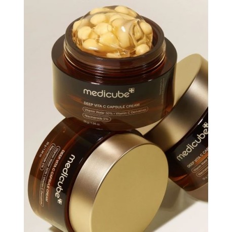 Капсульный крем для лица витамином С Medicube Deep Vita C Capsule Cream