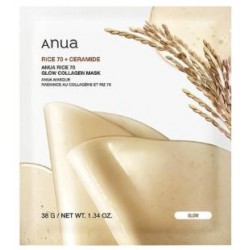 Гидрогелевая маска для сияния кожи с рисом Anua Rice 70 Glow Collagen Mask