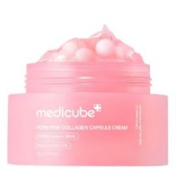Укрепляющий капсульный крем с ПДРН и пептидами medicube PDRN Pink Collagen Capsule Cream