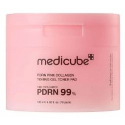 Гелевые тонер-пэды с ПДРН и коллагеном Medicube PDRN Pink Collagen Toning Gel Toner Pad