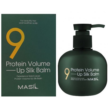 Несмываемый протеиновый бальзам для увеличения объема волос Masil 9 Protein Volume Up Silk Balm