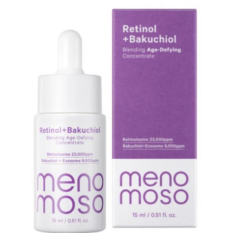 Обновляющая сыворотка с ретинолом и бакучиолом MENOMOSO Retinol + Bakuchiol Blending Age-Defying Concentrate