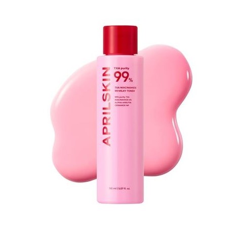 Тонер для лица осветляющий APRILSKIN TXA NIACINAMIDE TONING SHOT 99 MILKY TONER