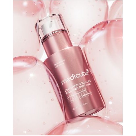 Сыворотка с микроиглами и экзосомами Medicube PDRN Pink Exosome Shot Serum 2000 