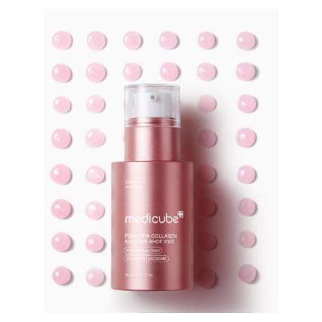 Сыворотка с микроиглами и экзосомами Medicube PDRN Pink Exosome Shot Serum 2000 