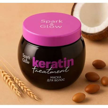 Маска для волос с эффектом кератина Spark&amp;Glow Hair mask with keratin effect