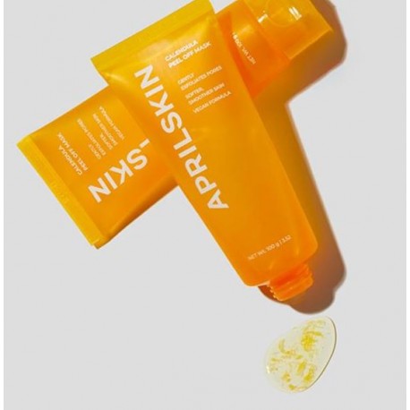 Успокаивающая маска-пленка с экстрактом календулы APRILSKIN Calendula Peel Off Pack