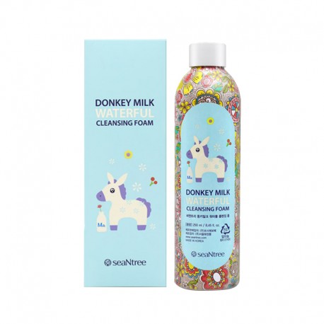 Donkey milk waterful cleansing foam