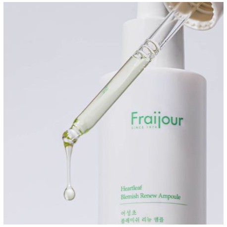 Успокаивающая сыворотка с экстрактом хауттюйнии Fraijour Heartleaf Blemish Renew Ampoule