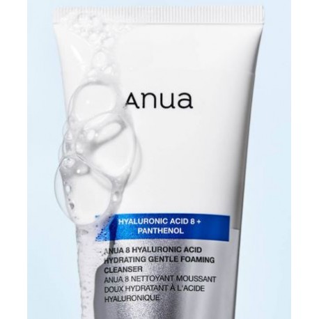 Деликатная пенка для умывания с гиалуроновой кислотой ANUA 8 Hyaluronic Acid Hydrating Gentle Foaming Cleanser