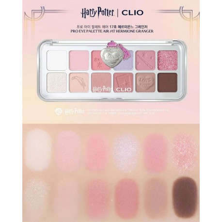 Палитра теней для век CLIO x Harry Potter Pro Eye Palette Air - 17 Hermione Granger