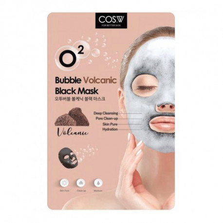 COS W O2 Bubble Black Mask