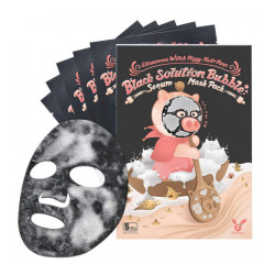 Elizavecca Black Solution Bubble Serum Mask Pack 