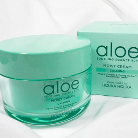 HOLIKA HOLIKA Aloe Soothing Essence 80% Moisturizing Cream 100ml