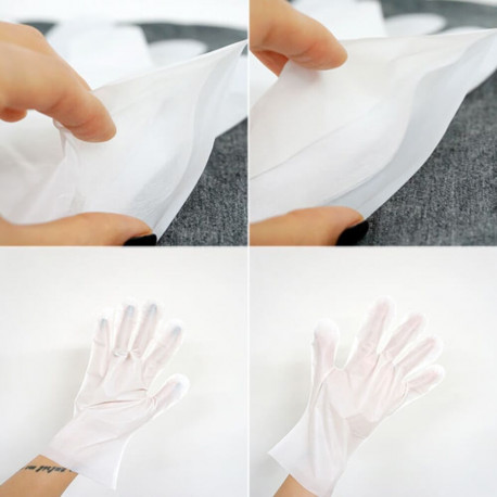 Как выглядит маска для рук Petitfee Dry Essence Hand Pack