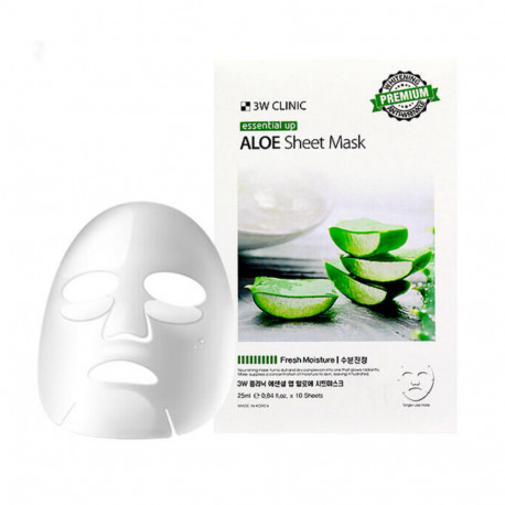 Бюджетные корейские тканевые маски 3W Clinic Essential Up Sheet Mask 