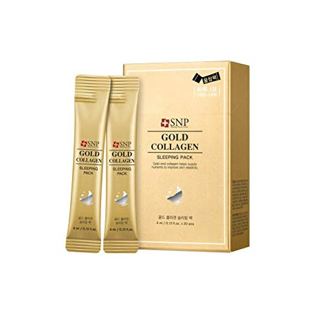 SNP Gold Collagen Sleeping Mask Pack